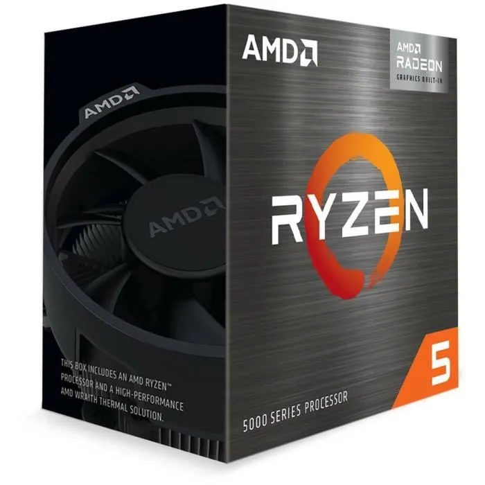 AMD Ryzen 5 5600GT Processeur 6 coeurs jusqu'a 4.4 GHz Socket AM4 19 Mo de cache (L2 3 Mo L3 16 Mo) pour Gaming et Creation