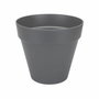 Elho Pot de fleurs Loft Urban Rond Gris anthracite avec roues