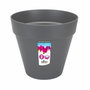 Elho Pot de fleurs Loft Urban Rond Gris anthracite avec roues