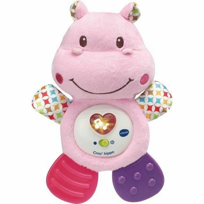 Vtech Baby Hochet Croc'Hippo Peluche Texturée Rose Vtech Baby Hochet Croc'Hippo Peluche Texturée Rose