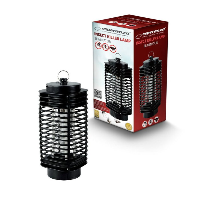 Esperanza Lampe Anti-Moustiques EHQ002 Noir