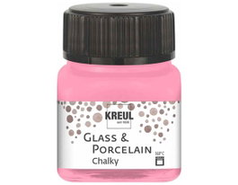 Kreul Peinture verre et porcelaine Glass & Porcelain Chalky mate Rosa dulce 20ml