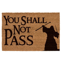 SD Toys Paillasson Le Seigneur des Anneaux You Shall Not Pass 60 x 40 cm