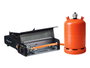ARGON Réchaud à gaz portable noir