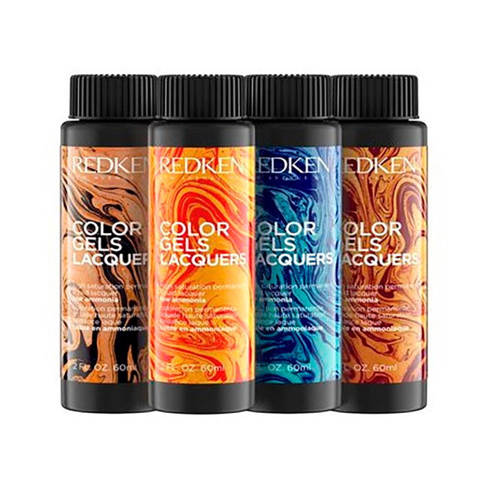 Redken Color Gels Lacquers #6CB-Amber glaze 60 ml x 3 u - Teinture liquide permanente pour cheveux