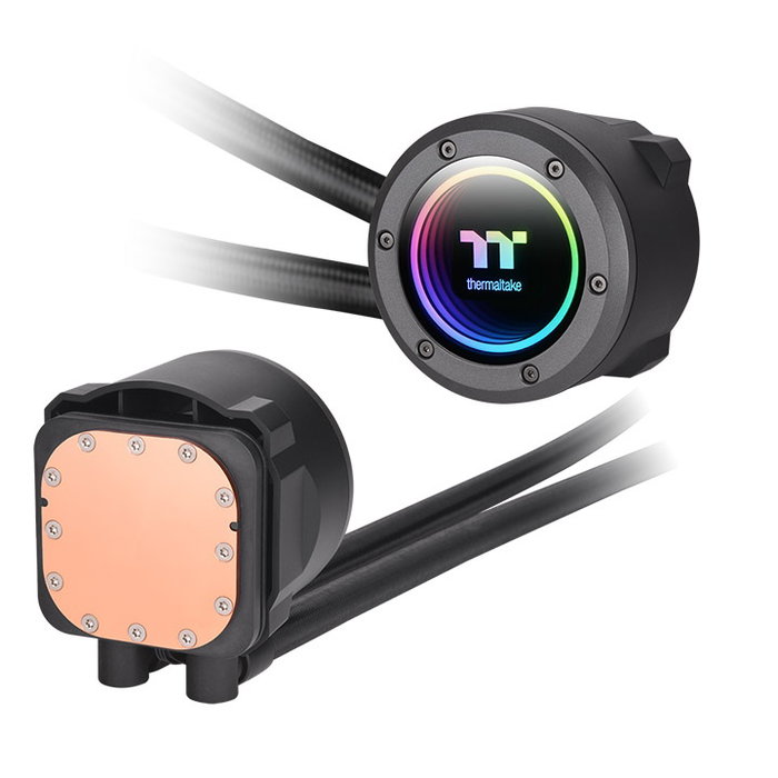Thermaltake TH240 V2 Kit de Refroidissement Liquide CPU Tout-en-Un Radiateur 2x120mm ARGB Noir