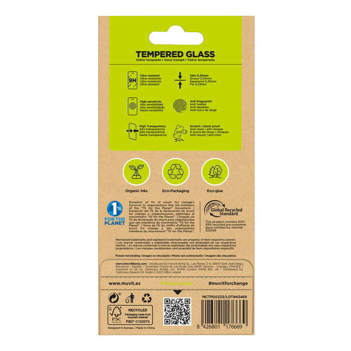 Film Protecteur pour Téléphone Portable Muvit for Change Galaxy S25 Plus/S24 Plus