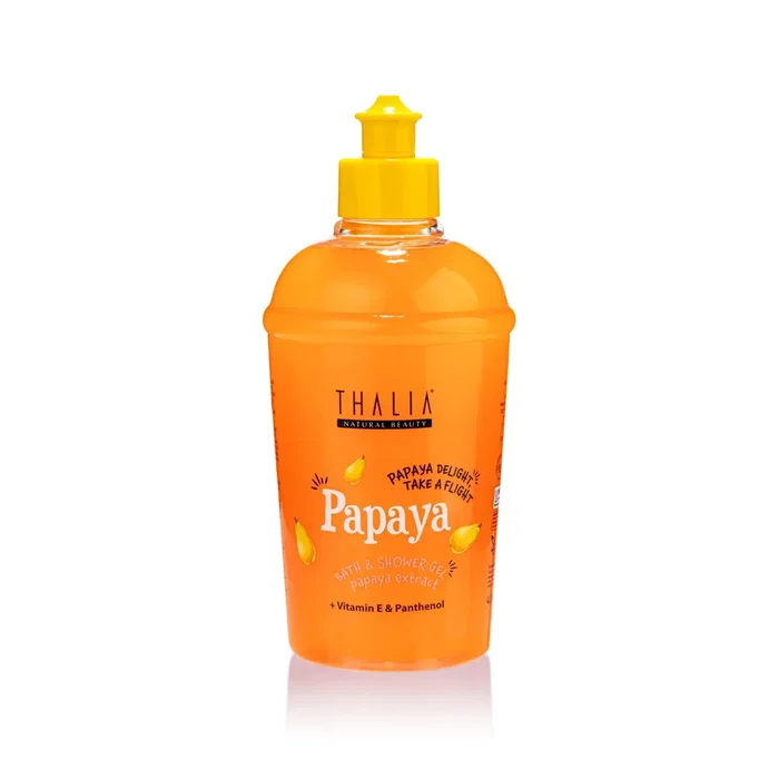 Thalia Natural Beauty Gel douche à la Papaye, Hydratant et Apaisant, 400 ml Thalia Natural Beauty Gel douche à la Papaye, Hydratant et Apaisant, 400 ml