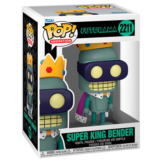 Funko Pop! Animation Super King Bender - Futurama Funko Pop! Animation Super King Bender - Futurama