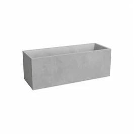 Artevasi Jardinière Sydney en plastique gris clair 80 cm - 57 L - 79.5x29.5 cm