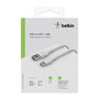 Belkin BoostCharge câble USB-C vers USB-A tressé 2m blanc