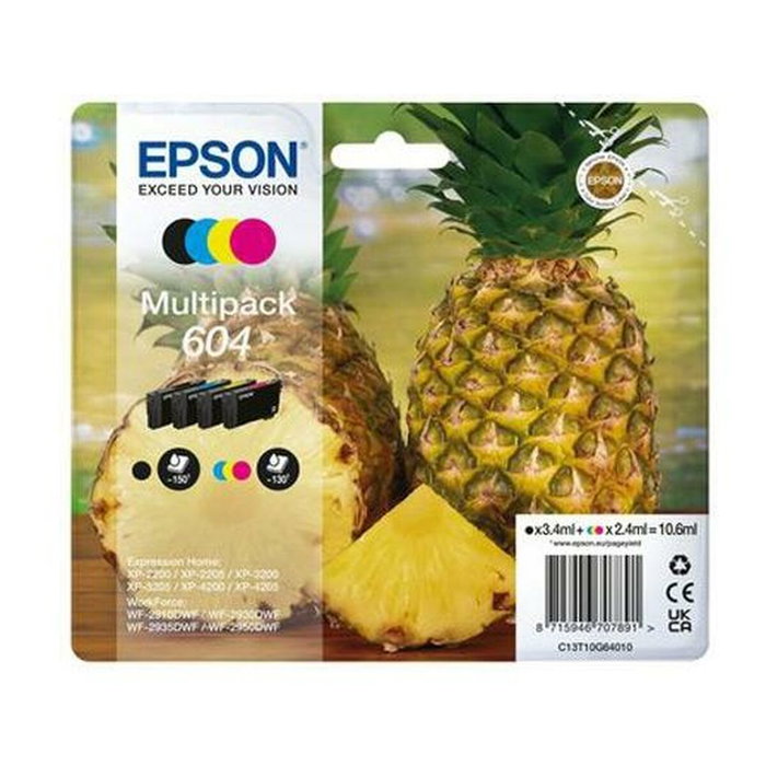 Cartouche d'encre originale Epson XP-2200 WF-2910DWF Noir/Cyan/Magenta/Jaune (8 Unités) Cartouche d'encre originale Epson XP-2200 WF-2910DWF Noir/Cyan/Magenta/Jaune (8 Unités)