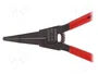 KNIPEX Pince pour anneaux extérieurs droite et plate 200 mm