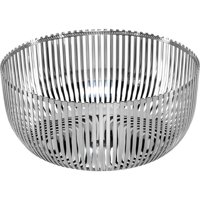 Alessi Porte-fruits Pierre Charpin en acier inoxydable 18/10 PCH05/24