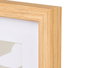 GIFTDECOR Cadre photo effet bambou pour 4 photos 10x15 Marron
