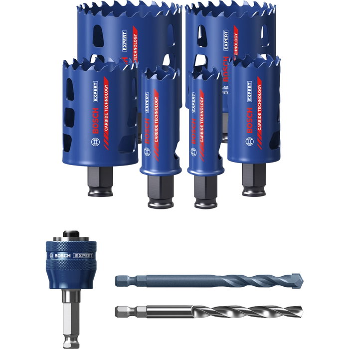 Bosch EXPERT ToughMaterial Jeu de scies cloches universel 9 pièces Bosch EXPERT ToughMaterial Jeu de scies cloches universel 9 pièces