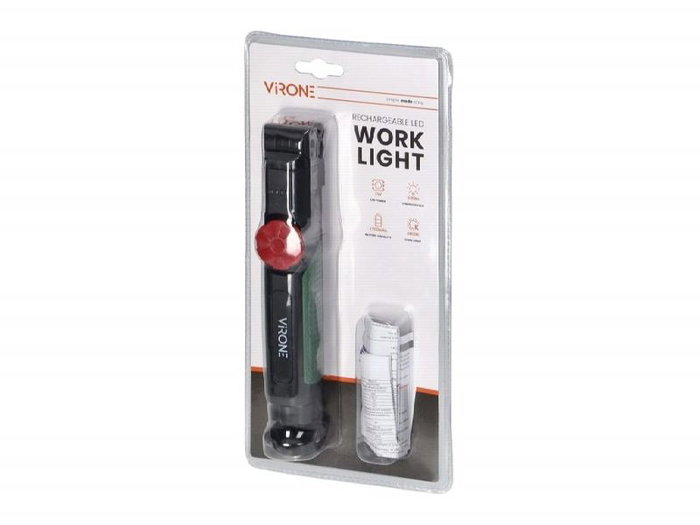 ORNO Lampe de travail LED rechargeable WL-13 avec bras 270° et aimant