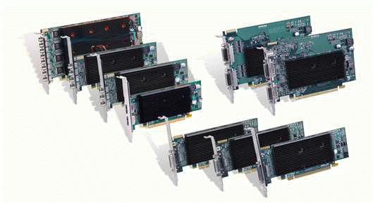 Matrox Carte Graphique M9138 LP PCIe x16 Triple DisplayPort - 1 Go - Pour 3 Écrans jusqu'à 2560x1600 - Refroidissement Passif - Multi-Moniteur