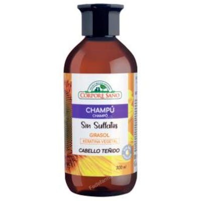 Corpore Sano Shampooing sans sulfates Girasol, Trigo, Soja et Keratina vegetal 300 ml