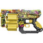 NERF Street Shot, pistolet blaster à dards avec chargeur automatique et 12 balles de mousse, style graffitis, pour enfant +8 ans, T01034