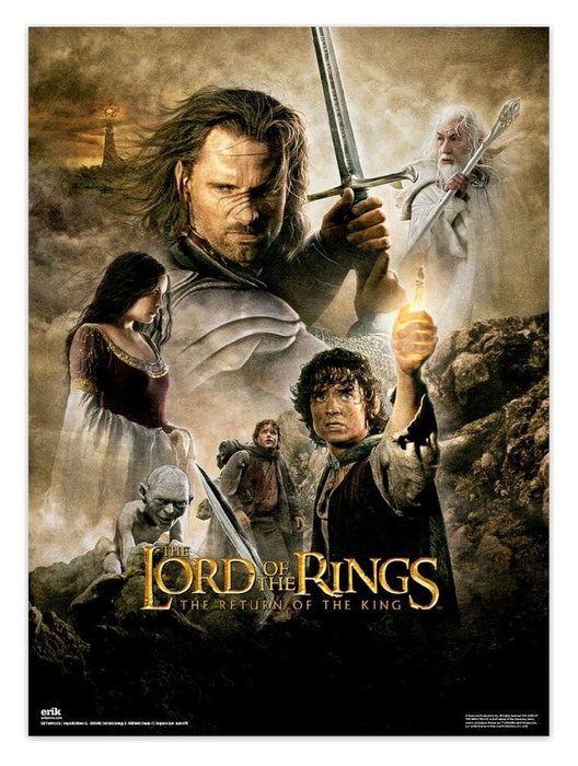 Grupo Erik Le Seigneur des anneaux Affiche 38 x 52 cm Set de 2