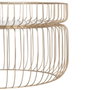 BigBuy Home Table Basse Blanc Doré 72 x 72 x 40 cm