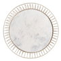 BigBuy Home Table Basse Blanc Doré 72 x 72 x 40 cm
