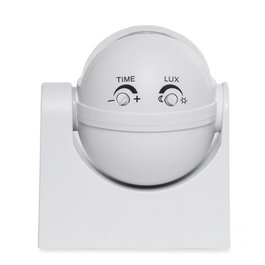 Greenice Capteur de mouvement PIR de surface 180° IP44 1200/300W