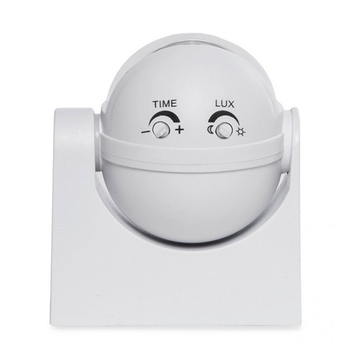 Capteur PIR de Mouvement Monté En Surface 180º IP44 1200/300W SB-BS039
