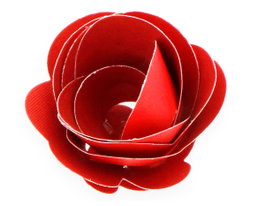 Misskuty Pochoir fin ZAG Fleurs et Plantes grande fleur 3D