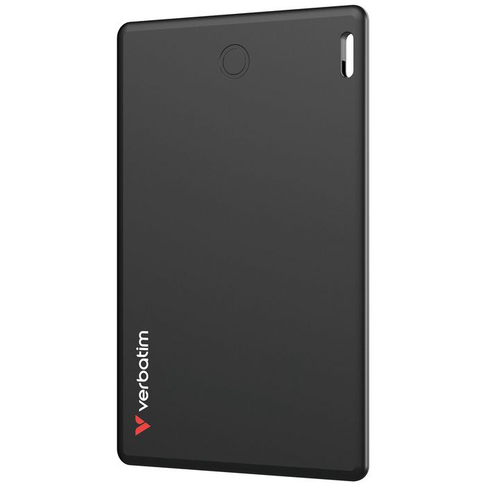Verbatim My Finder Card - Traceur Bluetooth compatible Apple Find My, Pack de 3, Noir / Argent / Blanc