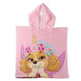 Cerdá Poncho Paw Patrol en Microfibre pour Enfants, Dimensions 55 x 77 cm, Couleur Rose