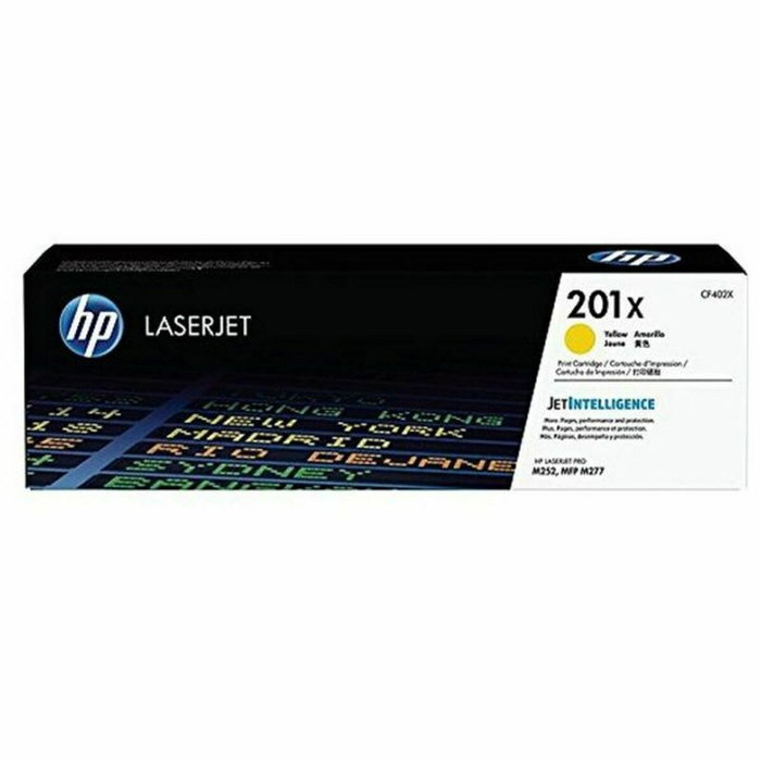 HP Cartouche de toner 201X jaune CF402X haute capacité
