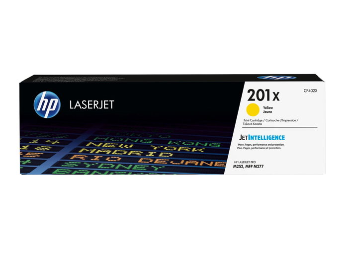 HP Cartouche de toner 201X Jaune CF402X HP Cartouche de toner 201X Jaune CF402X