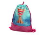 KioKids Sac de plage transformable en sac à dos pour enfant avec motif animaux, couleur fuchsia, 5 litres, Safari fun