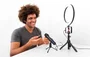 IKMULTIMED Bundle avec iRig Mic HD2, iKlip Grip Pro et anneau lumineux LED 10"