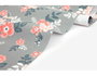 Dailylike Tissu en coton lona à motifs floraux 1,50m x 3m