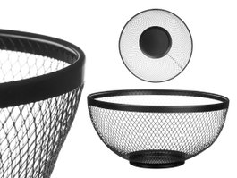 Kinvara Frutero Réjilla Noir Métal 26x12x26 cm (Set de 12)