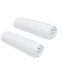 TODAY Essential Lot de 2 draps housses - 140 x 190 cm - 100% Coton - Couleur craie - Pour lit 2 personnes
