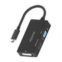 Adaptateur USB-C vers VGA/HDMI/DVI Aisens A109-0954 Noir 15 cm