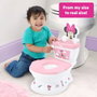 Bright Starts Disney Baby Minnie Pot d'apprentissage 2-en-1 avec réducteur