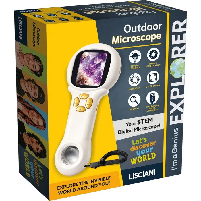 Lisciani Giochi I'm A Genius Explorer Microscope Digital Portable