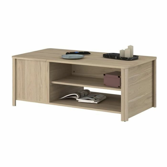 Parisot Table Basse BETTY Rectangulaire Chêne