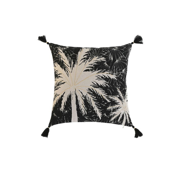 Coussin Home ESPRIT Noir Boho Palmier 45 x 5 x 45 cm Coussin Home ESPRIT Noir Boho Palmier 45 x 5 x 45 cm
