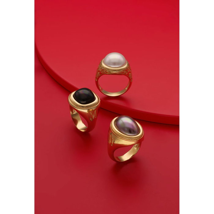 Bague Femme Majorica 17217.07.1.917.010.1 Doré