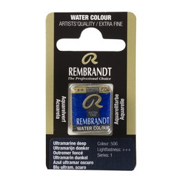 Rembrandt Pastille Aquarelle Bleu Outremer Foncé 506