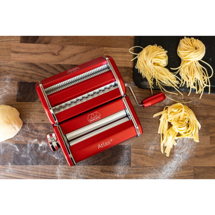 Marcato Atlas+ Machine à pâtes rouge