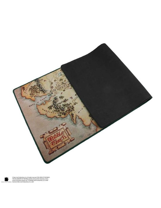 Cinereplicas Tapis de Bureau Carte de la Terre Médiane Le Seigneur des Anneaux, Grand Tapis de Souris pour Bureau, Gaming, Ordinateur Portable