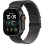 Apple Watch Ultra 4 GPS + 5G, Boîtier 49 mm Titane Noir, Bracelet Milanaise Loop M