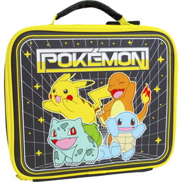 KIDS LICENSING Sac isotherme portatif Pokemon pour goûter ou déjeuner, 20x23x8 cm